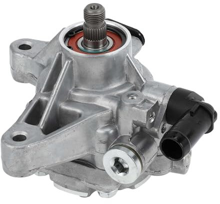 Hihaha No.21-5341/56110-Raa-A01 Bomba De Dirección Asistida Para Honda Accord 2.4L L4 2003-2005 Bomba De Asistencia De Aluminio Consistente 1 Pc Negro Tono Plateado