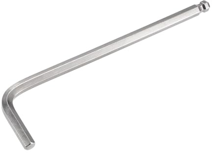 TOP-VIGOR 1Pcs 7/32 Ball End Hex Key Wrench, L Shaped Long Arm Allen Key for Household DIY, Professional Machine Repairing, CR-V