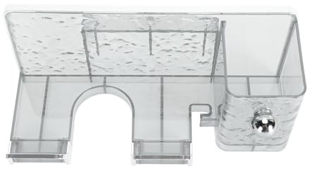 CDQL Haartrockner-Halter, Wand-Haartrockner-Organizer, Verdickter Kunststoff, an der Wand Befestigter Selbstklebender Wasserwellen-Föhn-Organizer für Schlafzimmer, Badezimmer (Plastik)