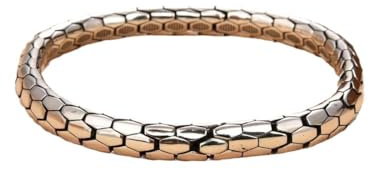 Haodagess Schlangenarmband Silber 925,Herren Zirkon Realistisches Python-Schlangen ArmbäNder Wickelarmband Coole Punk Gothic Mens Jewellery Geschenke FüR MäNner 20cm,Kommt Mit Box