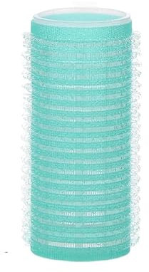 Bigodini for parrucchieri, bigodini for capelli, 6 pezzi, bigodini con gancio autobloccante, bigodini for parrucchieri senza calore, bigodini jumbo adesivi for lo styling (verde, 2,5 cm)