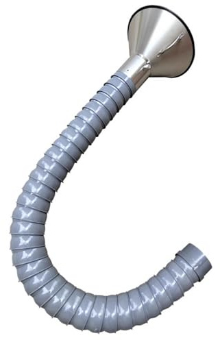 Braccio flessibile di aspirazione fumi con cappa, condotto articolato a 360° for fumi di saldatura, fumi di saldatura, aspirazione polveri in officina e laboratorio(Dia:160mm,200cm/6.6ft)