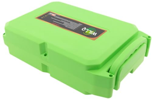 WILLQ 24V 10Ah 13Ah 16Ah 20Ah 25Ah Electric Lawn Mower Lithium Battery Tea Harvester Hedge Machine Battery for Garden Tools Spare Motor Kit,24V10Ah