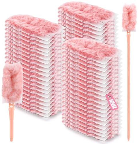 APACALI 60 magneti per la polvere, starter kit con manico lungo allungabile da 110 cm e bacchetta corta, ricariche per spolverino magico per la pulizia della casa e la rimozione della polvere, rosa