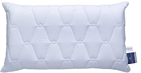 Billerbeck Nackenstützkissen Novum - Nackenkissen in ca. 40 x 80 cm – Kopfkissen mit individueller Höhenanpassung und 3-Lagen-Konstruktion