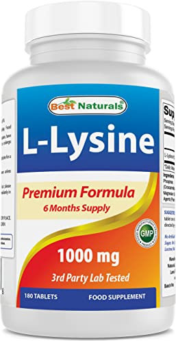 Best Naturals L-Lysine 1000 mg 180 Tablets