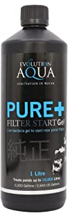 Evolution Aqua Pure Filter Start Gel Pond Filter Starter Bacteria - Wildlife and Fish Friendly Water Pond Bacteria Treatment for Filters and Filter Media | 1L