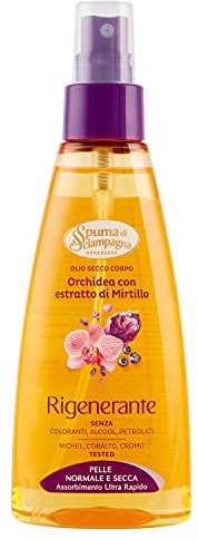 Spuma Di Sciampagna Regenerierendes Körperöl Orchidee mit Blaubeerextrakt - 150 ml