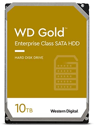 Western Digital HDD Gold 10 TB SATA 256 MB 3.5 Inch