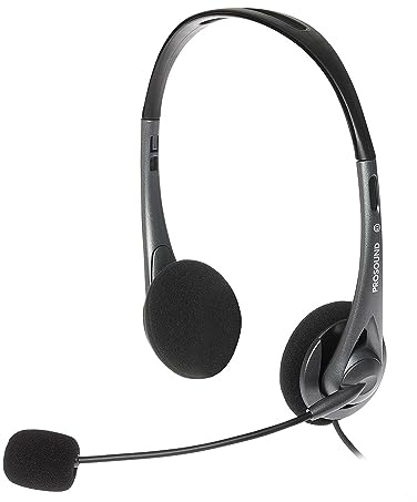 PROSOUND Wired Office USB A Headset, Stereo Quality Telephone Headphones, for PC/Laptop/Chromebook, Teams, Zoom, business meetings, call centers, online class, work