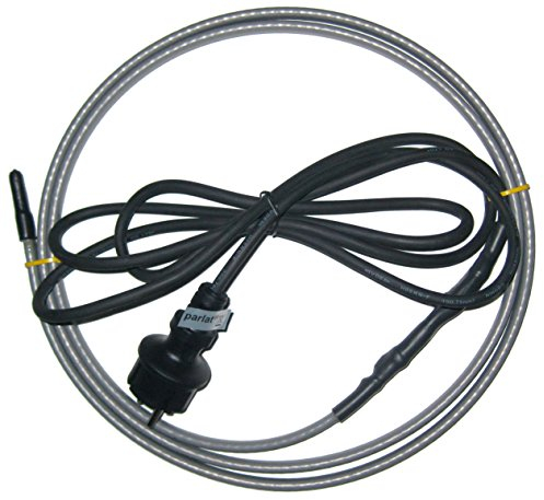 Cable calefactor autorregulable SLL 40 W/m – 2 m – para protección contra daños por heladas en canalones y en exteriores – Calefacción de tubo – Funcionamiento sin heladas de módulos fotovoltaicos
