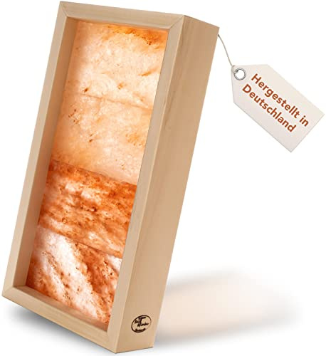 Salzwand von Salt&Timber® Himalaya (Salt Range Pakistan) Salzkristalllampe steigert Ihre Kreativität und Schaffenskraft und verbessert Ihr Wohlbefinden (Größe M Vertikal)
