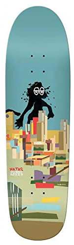 Krooked Natas Skateboard-Brett / Deck, 22,6 cm (8,9 Zoll), Motiv Guest Pro with Natas Art