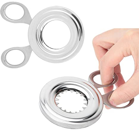 Egg Topper 2pcs, Stainless Steel Egg Topper Egg Cracker Topper Egg Opener Eggshell Cutter Egg Shell Scissors for Hard Boiled Egg