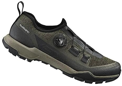 Shimano Zapatillas SH-EX700, Cykelskor Unisex-vuxen, Grön, 41 EU, Grön, 41 EU