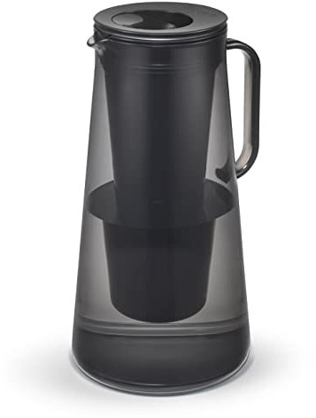 LifeStraw Home – Water Filter Pitcher, 10-Cup, Obsidian, BPA Free Designed for Everyday Protection Against Bacteria, parasites, microplastics, Lead, Mercury, PFAS and a Variety of Chemicals