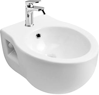 Kiamami Valentina - Keramik-Wandbidet, glänzend weiß| Patascoss