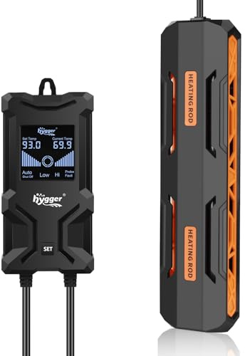 hygger Aquarium Heater, Submersible Fish Tank Heater with Over-Temperature Protection and Automatic Power-Off, Fish Heater with Digital Controller for Freshwater and Saltwater (800W)