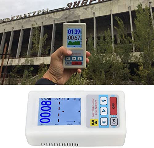 BR-6 Geiger Contador Detector radiactivo multifuncional fácil de leer para radiación nuclear y radiación electromagnética