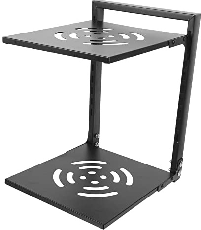 Zerodeko Double Layer Pot Rack Pan Rack for Kitchen Storage Table Top Organizer Corner Shelf Design Convenient Household Pan Organizer for Countertop Use