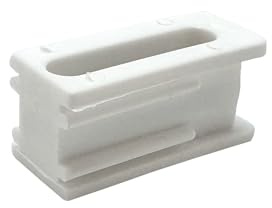 MICEL - 92686 - Guía para Cinta de Persiana Inferior, para Cintas de 18 y 20 mm, en Polipropileno, Acabado Blanco, 30 x 12,50 x 13,50 mm