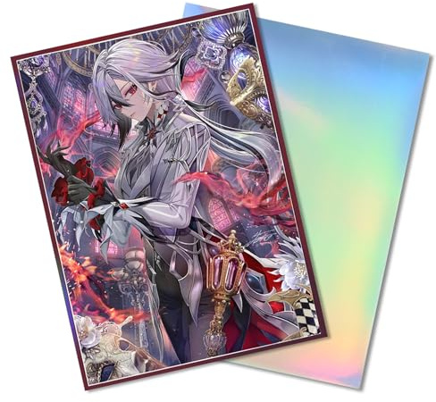 Holographische Kartenhülle 60 Stück 67 mm x 92 mm Sammlerkartenkoffer Top Loading Schutzhülle für MTG Kartenhülle Anime Kartenetui für TCG/PTCG