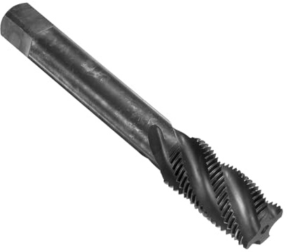 QUARKZMAN Metrisch Gewindeschneider M16 x 1,5 Gewindebohrer HSS6542 Hochwertiger Nitrierbeschichtete Gewindeschneider Schwarz - 1 Stück
