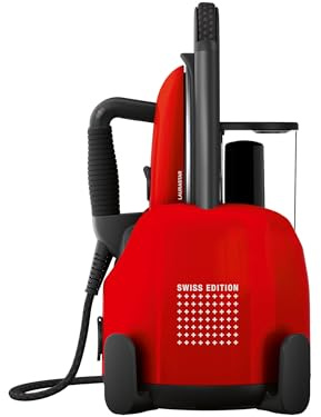 Laurastar Lift Swiss Edition, 3-in-1 Dampfbügelstation | Entknittert, bügelt & reinigt, Hygienischer Dampf, Abnehmbarer Wassertank, Vertikales Bügeln