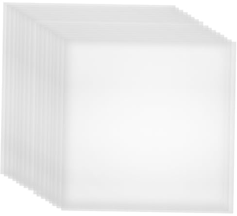 FIXOSHEE 20blätter Wasserlösliches Transferpapier Transparentpapier Zum Nähen Stickpapier Für Stofftransfer Mit Prägelinien