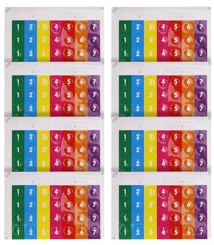 Lot de 8 autocollants pour flûtes à bec pour débutants - Étiquettes adhésives pour flûtes à bec - Instrument de musique - Étoiles adhésives pour étudiants et adolescents