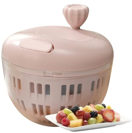 Essoreuse à légumes – 800 ml – Passoire pour fruits, séchoir avec base antidérapante et bol de lavage, outil de préparation de salade de cuisine, camping en plein air, pique-nique