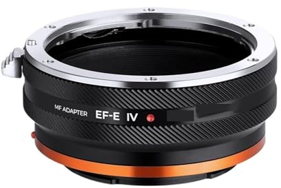 Lens Adapters, Adattatore di montaggio EF-E, compatibile con obiettivi Canon EF, compatibile con fotocamere Sony E/FE A6400 A7M3 A7R3 A7M4 A7R4,For photography