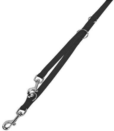 Nobby Führleine Classic schwarz für Hunde L: 200 cm B: 15 mm