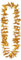 Boland 52288 - Hawaiikette Kahoku Gold, 1 Stück, Einheitsgröße, Halskette, glänzende Blüten, Sommer, Strand, Blüten, Blumen, Meer, Urlaub, Accessoire, Verkleidung, Kostüm, Karneval, Mottoparty