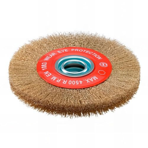 Brosse circulaire pour tourets Dimension 150x20 avec bague de réduction d alésage SIDAMO