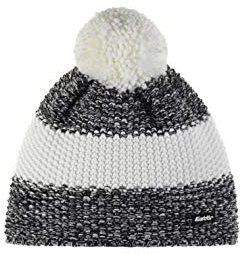 Eisbär Styler Bommelmütze Beanie Strickmütze Skimütze Wintermütze Wollmütze Damen/Herren - Made in the EU mit Futter, Futter Herbst-Winter Winter