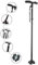 Folding Cane with Led Light, Adjustable Canes and Walking Sticks for Men and Women, Walking Cane Stick for Elderly with Cushion T Handle and Pivoting Quad Base