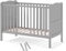 VitaliSpa Babybett Tobi, Stubenbett, Grau, 60x120 cm