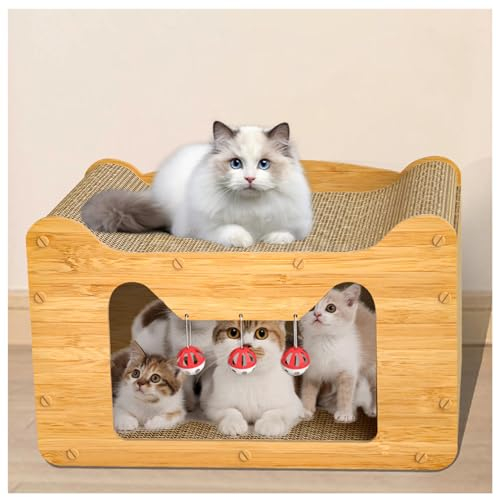 Katzenspielzeug Pappe Sogar EIN Kratzbaum Ist EIN Katzennest, Katze Bett Gratis Glockenball Bei Bestellung, KratzmöBel Katze Katzenhaus Outdoor