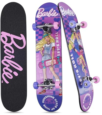 Barbie - 31-Inch Lenticular Skateboard with Pro Trucks