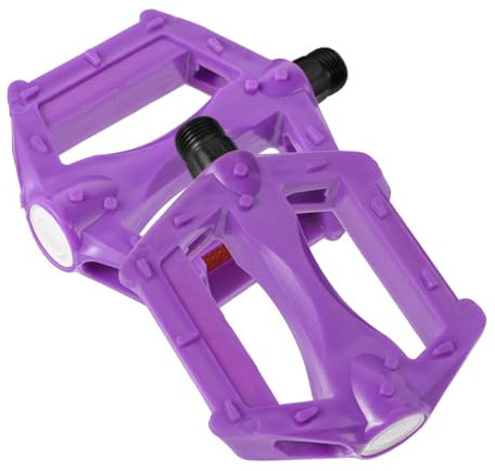 TOGEVAL Lila Fahrradpedale Ersatzpedale Für Kinderfahrrad Aus Eisen Und Kunststoff Mit Anti-rutsch-Beschichtung Leicht Und Installieren Komfortables Fahrgefühl