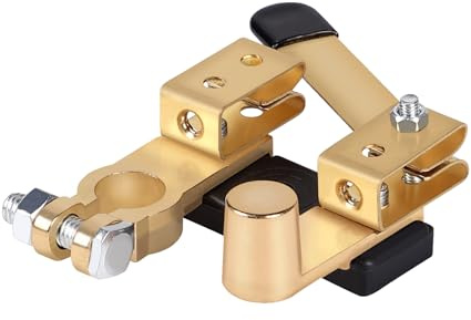 EXLECO Interruttore Staccabatteria 12V 24V Stacca Batteria 2 Direzioni Interruttore a Lama Batteria Isolatore con Morsetto della Batteria, Interruttore Principale Lama Coltello per Auto Camion Marine