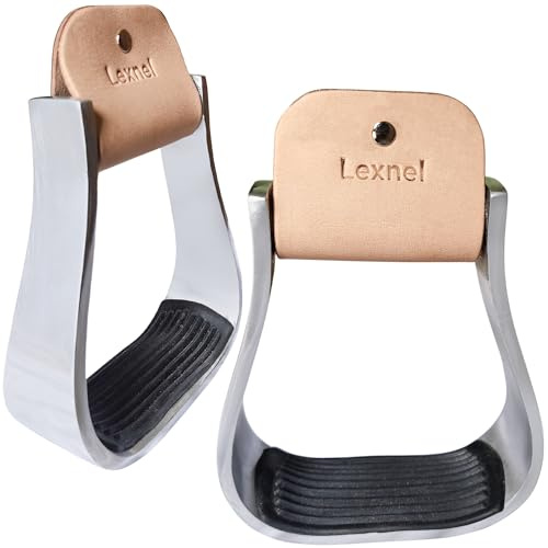 LEXNEL Västerländsk stigbyglar i aluminium (silver overshoe)