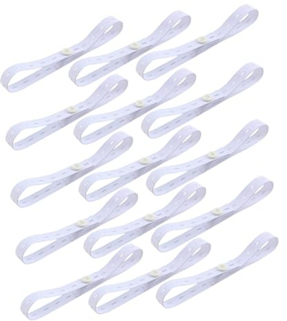 UTHCLO Elastische Windelverschlüsse 15 Stück Verstellbar Windelschnallen aus Kunststoff Babybefestigung für Stoffwindeln und Neugeborene Babys