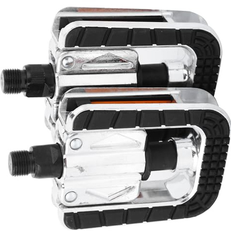 ERYUE Pédale Pliante Antidérapante pour Vélo de Montagne, Accessoire de Vélo Route Bidirectionnel Flexible pour Une Conduite Nuit en Toute sécurité, en Acier allié adapté Pliant, Route
