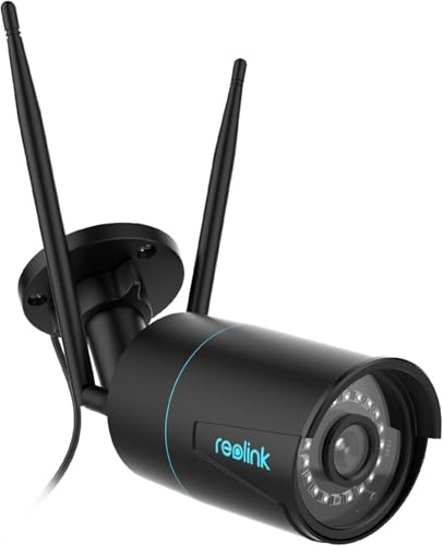 Reolink RLC-510WA - Telecamera di sicurezza per esterni, 5 MP, 2,4/5 GHz, WiFi CCTV, telecamera IP cablata 2K+, impermeabile IP67, visione notturna IR (Ricondizionato)