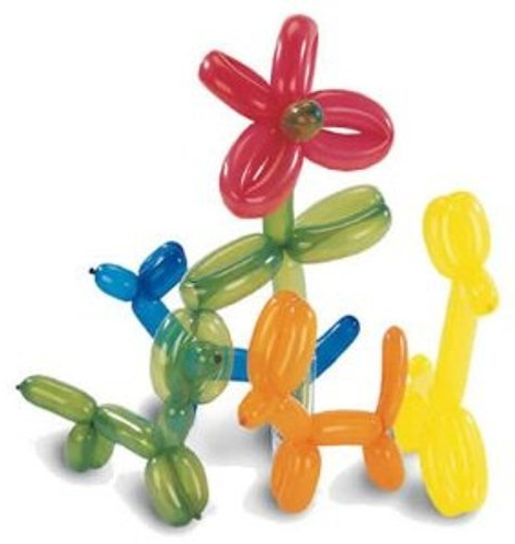 Amscan 6406 - 20 globos de látex, globos de modelar con bomba, globo