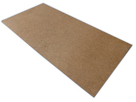 Trustleaf Hardboard Sheet 600x300 x 3mm - (Pack of 2) - For craft/construction (3mm Hardboard, 2)