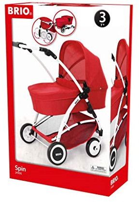 BRIO 24900 7 - Puppenwagen Spin rot