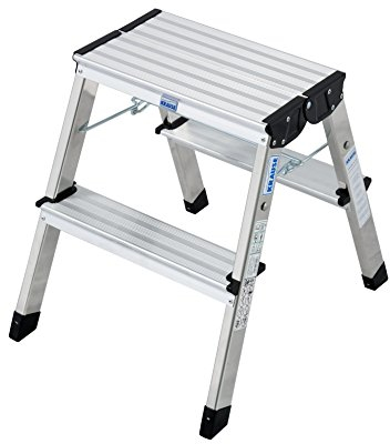 KRAUSE Doppel-Klapptritt Treppy, 2 x 2 Stufen, 130013